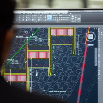 Computer program running on a monitor